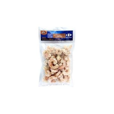 Carrefour 300G Queues De Crevettes Crues Décortiquées Crf