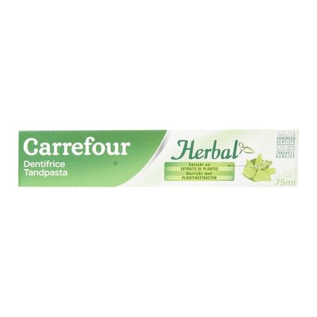 Carrefour 75Ml Dentifrice Herbal Crf