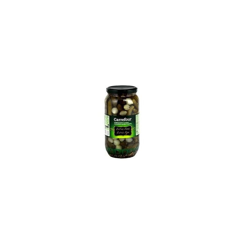 Carrefour 1L Bocal Cornichons Extra Fins Crf
