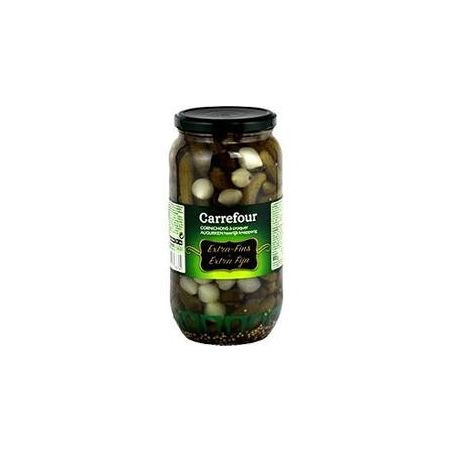 Carrefour 1L Bocal Cornichons Extra Fins Crf