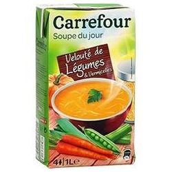 Carrefour 1L Velouté Aux Légumes Et Vermicelles Crf