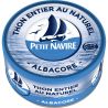 Petit Navire Thon Albacore Au Naturel : La Boite De 185 G