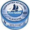 Petit Navire Thon Albacore Au Naturel : La Boite De 185 G