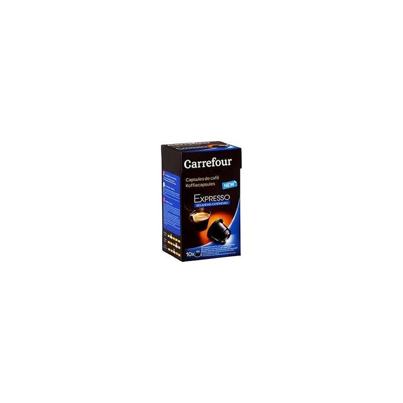 Carrefour 10 Capsules Decafeine Crf