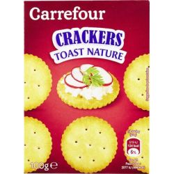 Carrefour 100G Crackers Toasts Nat.Crf