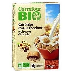 Carrefour Bio 375G Céréales X'Trem Au Chocolat/Noisette Crf