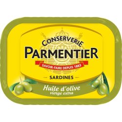 Parmentier Sardines Sans Arêtes Au Filet D'Huile D'Olive Vierge Extra 135G