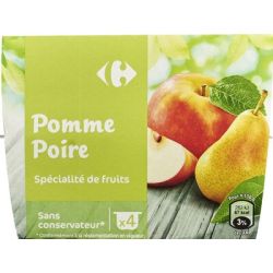 Crf Classic 4X100G Compote Pomme/Poire