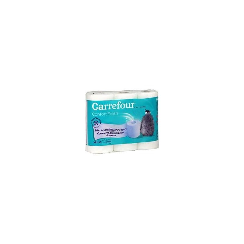 Crf Cdm X6 Rouleaux Papier Hygiénique 2 Plis Confort Fresh