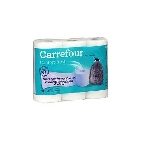 Crf Cdm X6 Rouleaux Papier Hygiénique 2 Plis Confort Fresh