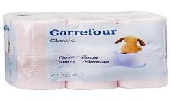 Crf Cdm X12 Rouleaux Papier Hygiénique 2 Plis Rose Confort