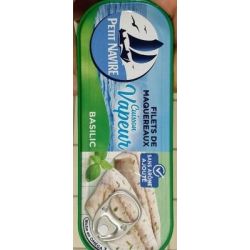 Petit Navire Filets De Maquereaux Cuisson Vapeur Basilic 110G