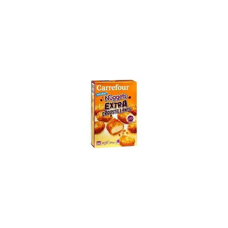 Carrefour 200G Nuggets De Poulet Extra Croustillants Crf