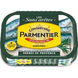 Parmentier Sardines Vapeur Herbes De Provence 135G