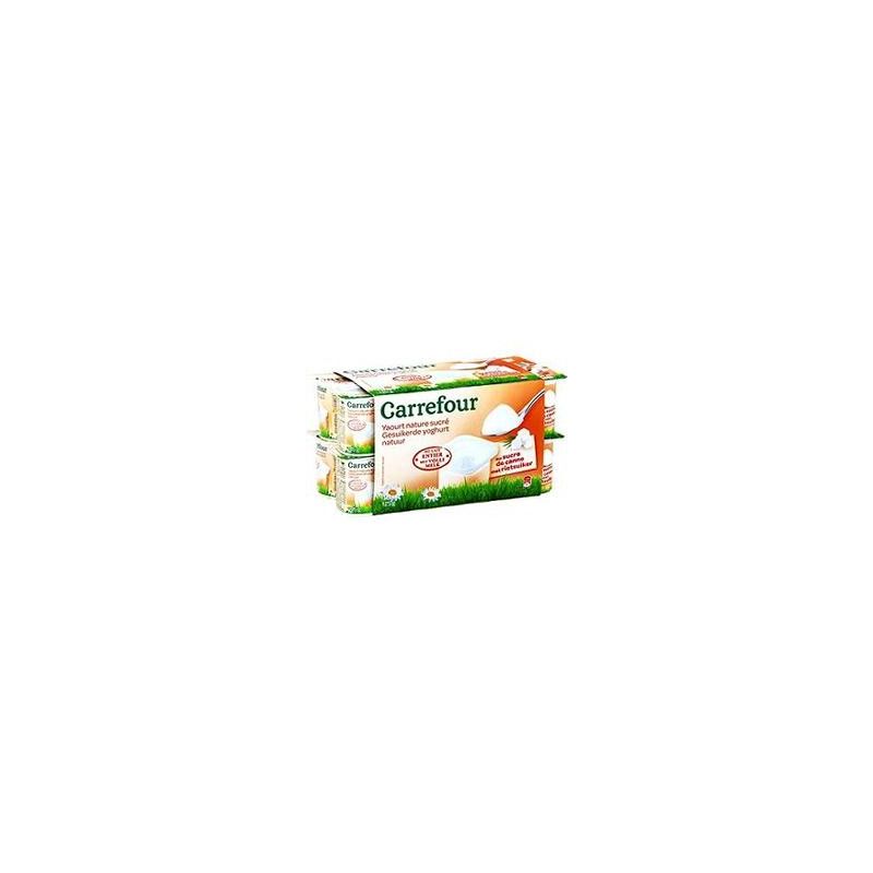 Crf Classic 16X125G Yaourt Nature Sucre Canne