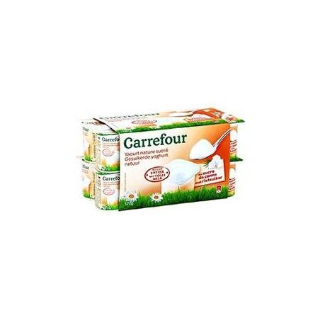 Crf Classic 16X125G Yaourt Nature Sucre Canne