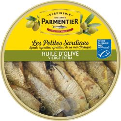 Parmentier Sardines Petite À L'Huile D'Olive Msc La Boite De 106G