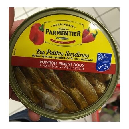 Parmentier Petite Sardines Poivron Piment 106G