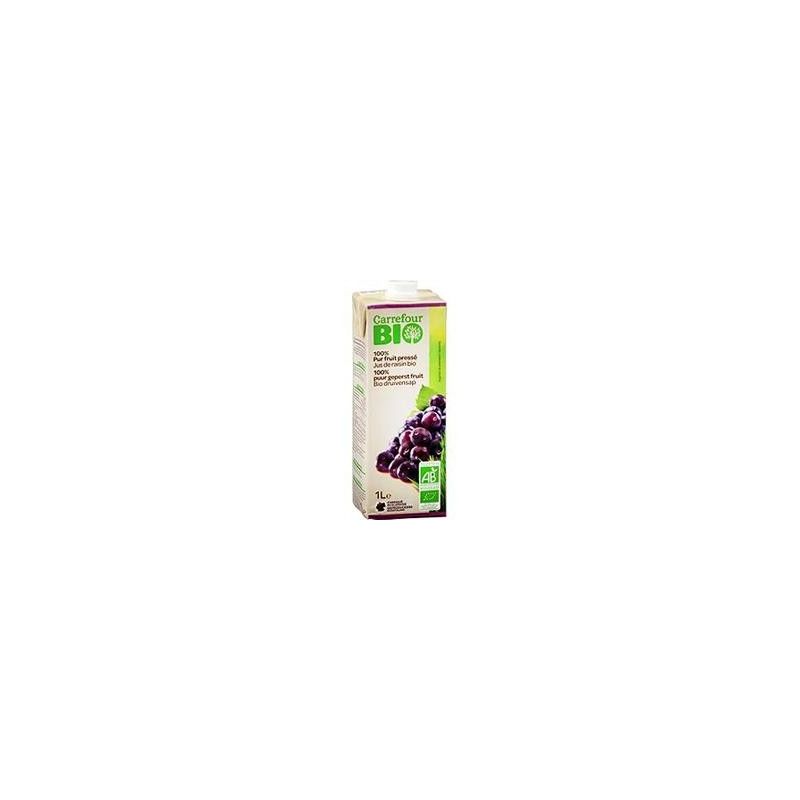 Carrefour Bio 1L Brique De Pur Jus Raisin Crf