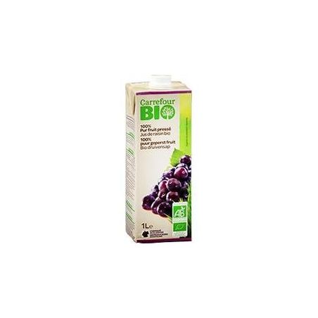 Carrefour Bio 1L Brique De Pur Jus Raisin Crf