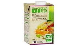 Carrefour Bio 1L Brique De Pur Jus Multifruits Crf