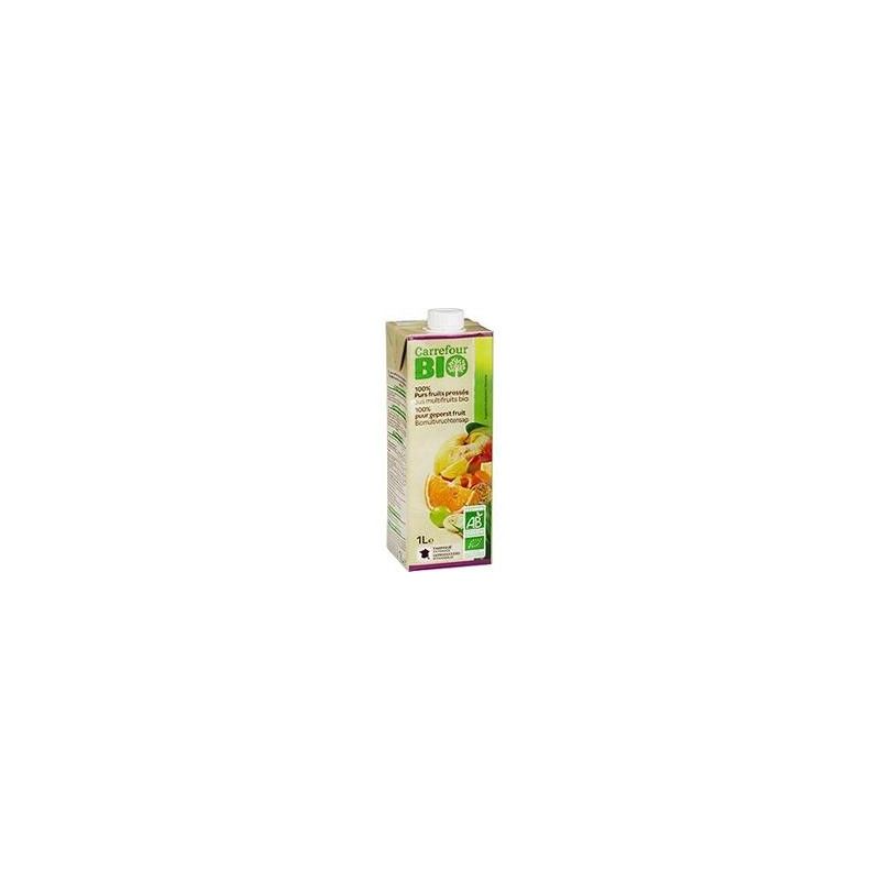 Carrefour Bio 1L Brique De Pur Jus Multifruits Crf