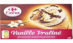 Crf Extra 408G 6 Cones Vanille Praliné