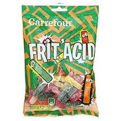 Carrefour 250G Sachet Bonbons Frit'Acid Crf