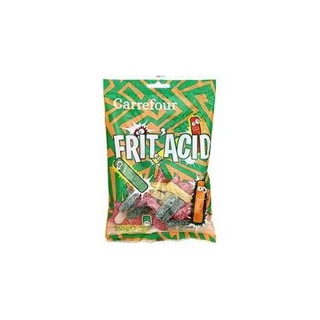 Carrefour 250G Sachet Bonbons Frit'Acid Crf