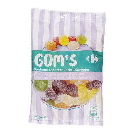 Carrefour 250G Sachet Bonbons Gomme Parisienne Crf