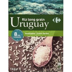 Carrefour 1Kg Riz Incollable Uruguay Crf