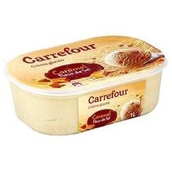 Carrefour 500G Crème Glacée Caramel Fleur De Sel Crf