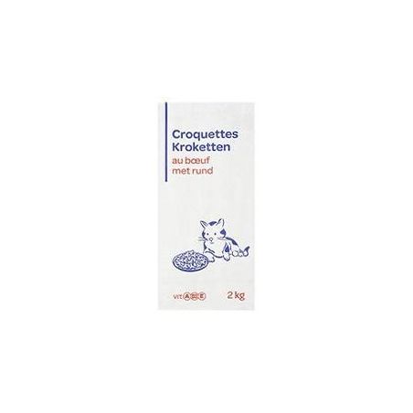 Pp Blanc 2Kg Croquettes Pour Chats