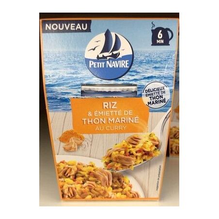 P.Navire Pn Riz Emiete Thon Curry140G