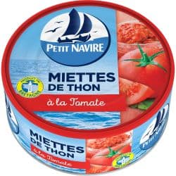 Petit Navire Miettes De Thon À La Tomate Boite 104 G