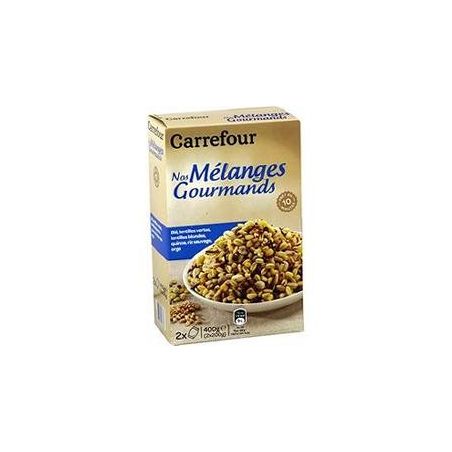 Carrefour 2X200G Mélanges Gourmands De Blé, Lentilles, Quinoa Et Orge Crf