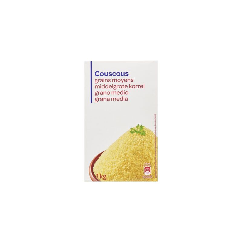 Pp No Name 1Kg Couscous Moyen Blanc