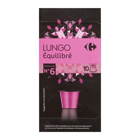 Carrefour 10X Caps Lungo Equilibre Crf