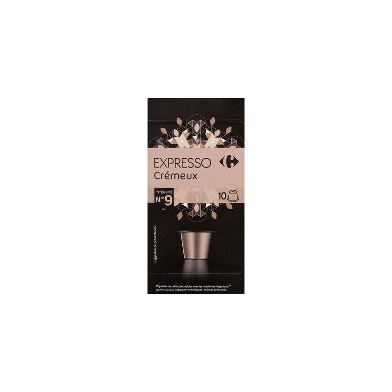 Carrefour 10X Capsules Expresso Crem.Crf