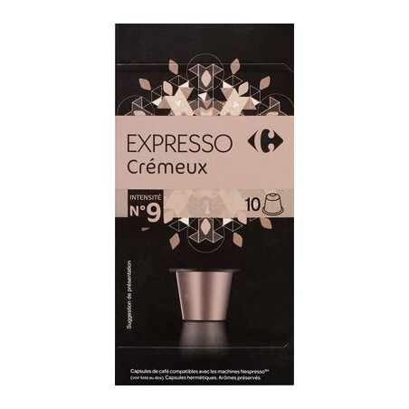 Carrefour 10X Capsules Expresso Crem.Crf