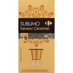 Carrefour 10X Capsules Caramel Crf