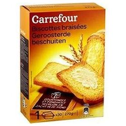 Carrefour 270G Biscottes Braisées X30 Crf