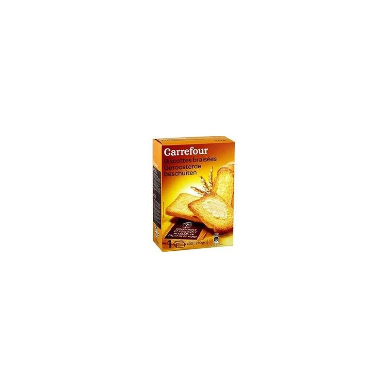 Carrefour 270G Biscottes Braisées X30 Crf
