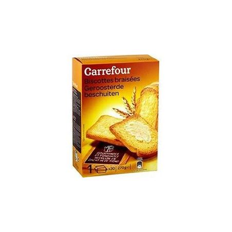 Carrefour 270G Biscottes Braisées X30 Crf
