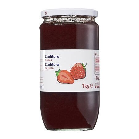 Pp Blanc 1Kg Confiture De Fraises