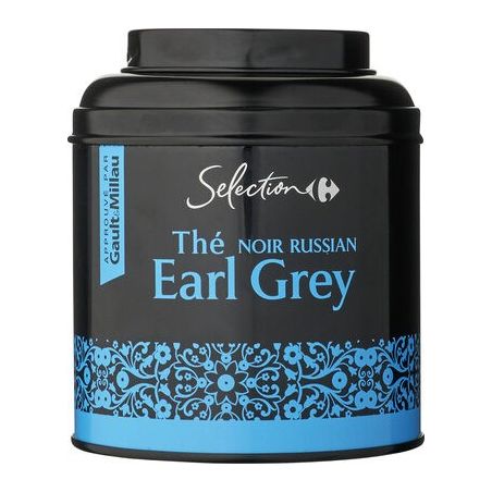Carrefour Selection 100G Th Earl Grey Ecorce De Citron, Orange, Berga