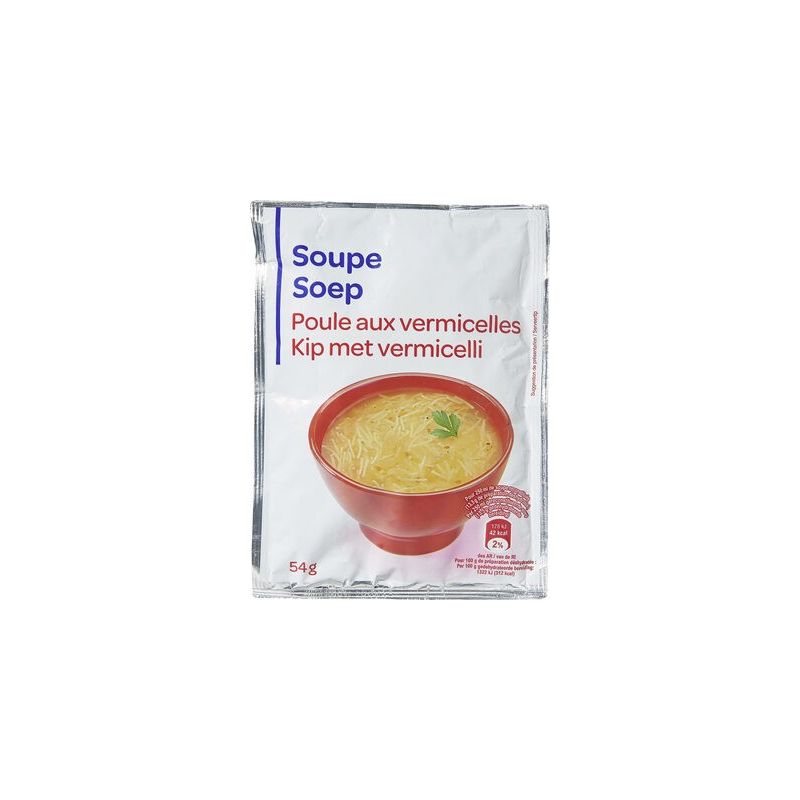 Pp Blanc 54G Soupe Deshydratee Poule Vermicelle