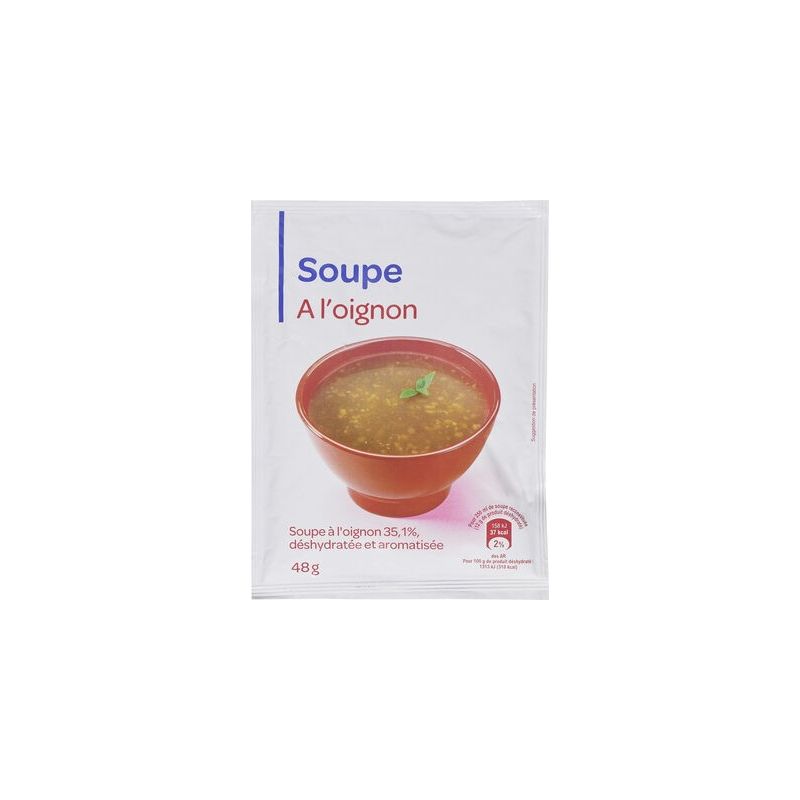 Pp Blanc 48G Soupe Deshydratee A L'Oignon