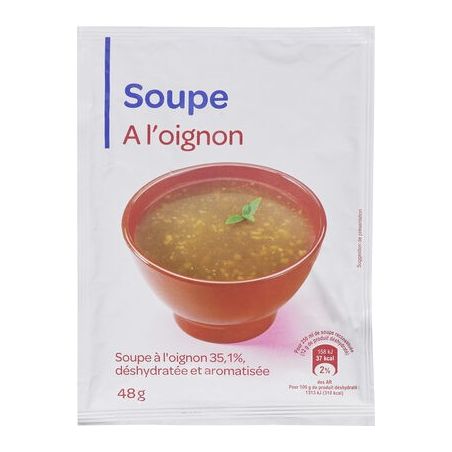 Pp Blanc 48G Soupe Deshydratee A L'Oignon