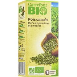 Carrefour Bio 500G Pois Cassés Crf